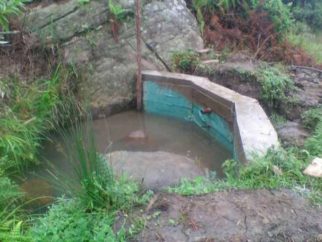 Construction of Check Dam, Mawphanlur